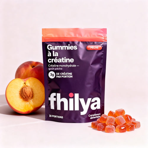 Gummies à la créatine Fhilya goût Pêche